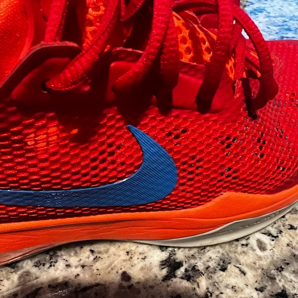 Nike Air Zoom Crusader Hyperdunk - team orange/photo blue sz 11 - Picture 4 of 9